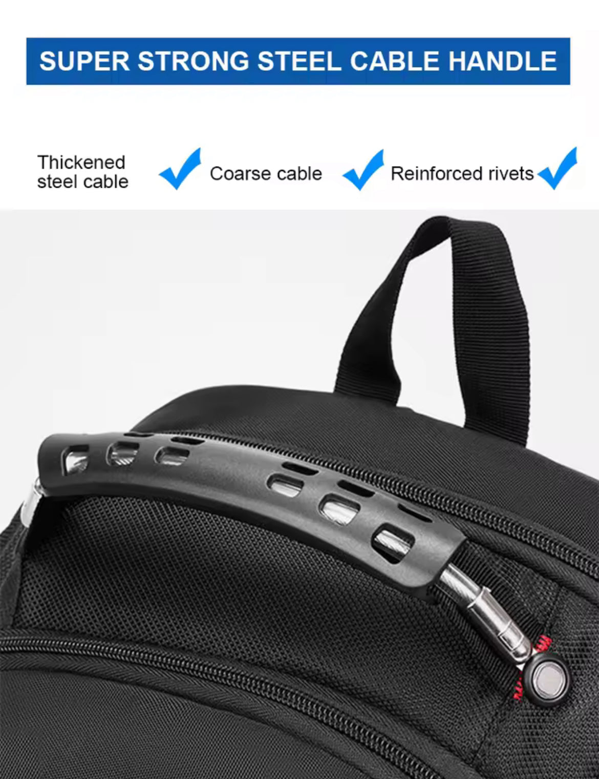 SafeCarry™ Anti-Theft Travel Backpack – Waterproof, USB Charging, 17” Laptop Ready