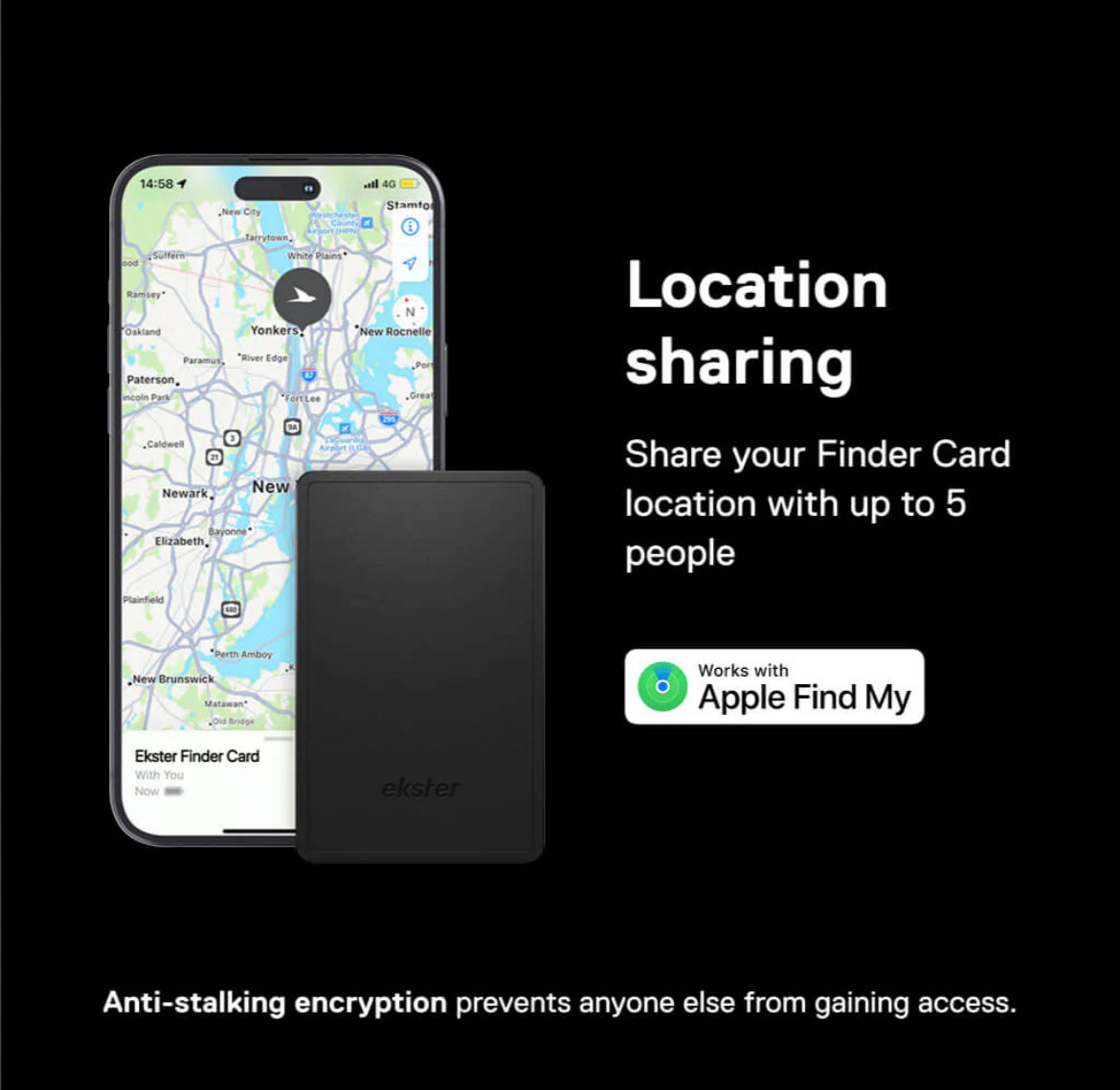 Carte traceur SafeCarry™ SmartTrack – Ultra fine pour portefeuille et bagages