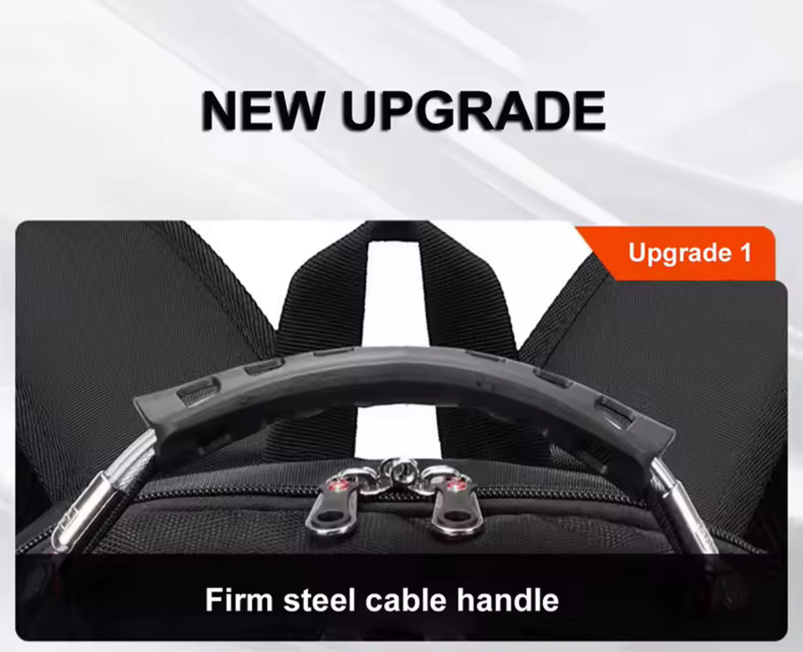 SafeCarry™ Anti-Theft Travel Backpack – Waterproof, USB Charging, 17” Laptop Ready